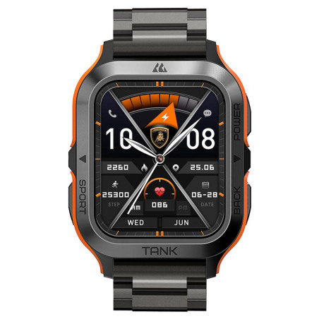 Reloj Inteligente Lamborghini Aventador Q4 con Correa de Metal