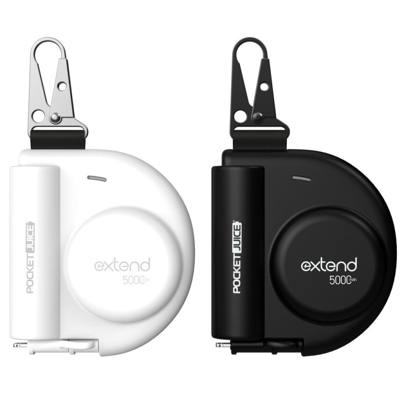 Bateria Portatil Pocket Juice con Cable Retractil (2 unidades)