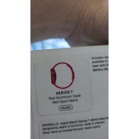 APPLE WATCH 45MM RED SPORT