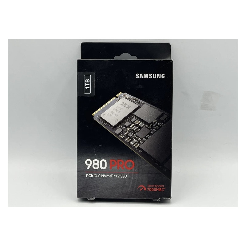 Samsung 980 PRO 1TB PCIe SSD - 7.000 MB/s 4.0 x 4 M.2 NVMe Gen4 unidad interna de estado sólido para juegos con tecnología V-NAN