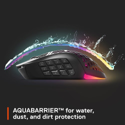 SteelSeries Aerox 9 Wireless - Mouse inalámbrico ultra ligero para juegos - 18000 CPI