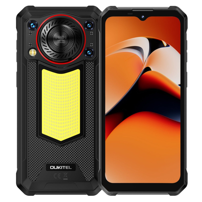 Celular Oukitel WP53 Pro Resistente (256GB, 24GB RAM) con Bocina y Linterna