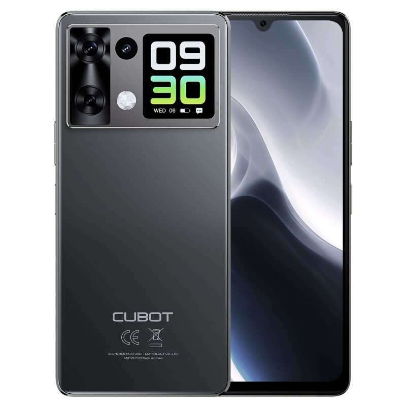 Celular Cubot P90 (256GB, 24GB RAM, pantalla 6.88 FHD 120Hz, pantalla trasera)