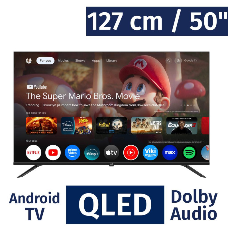 Televisor JVC 50 pulgadas Smart Android 4K UHD (LT-50KM758)