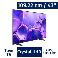 Televisor Samsung 43 pulgadas Tizen 4K LED UHD Smart TV (UN43U8000FFXZA)
