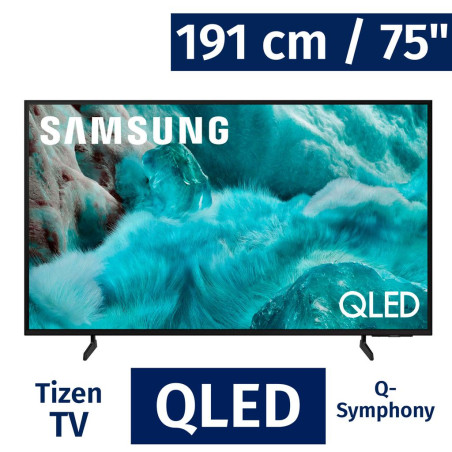 Televisor Samsung 75 pulgadas Smart Tizen 4K QLED (QN75Q7FAAFXZA)