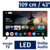 Televisor JVC 43 pulgadas Smart Google HD TV (LT-43KM358)