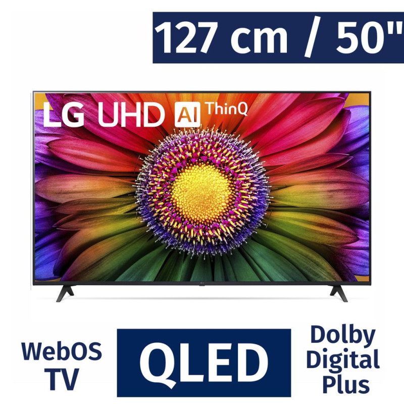 Televisor LG 50 pulgadas Smart TV 4K UHD webOS (50UT8050AUA)