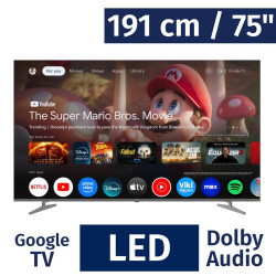 Televisor JVC 75 pulgadas Google TV QD-mini LED 4K (LT-75KM958)