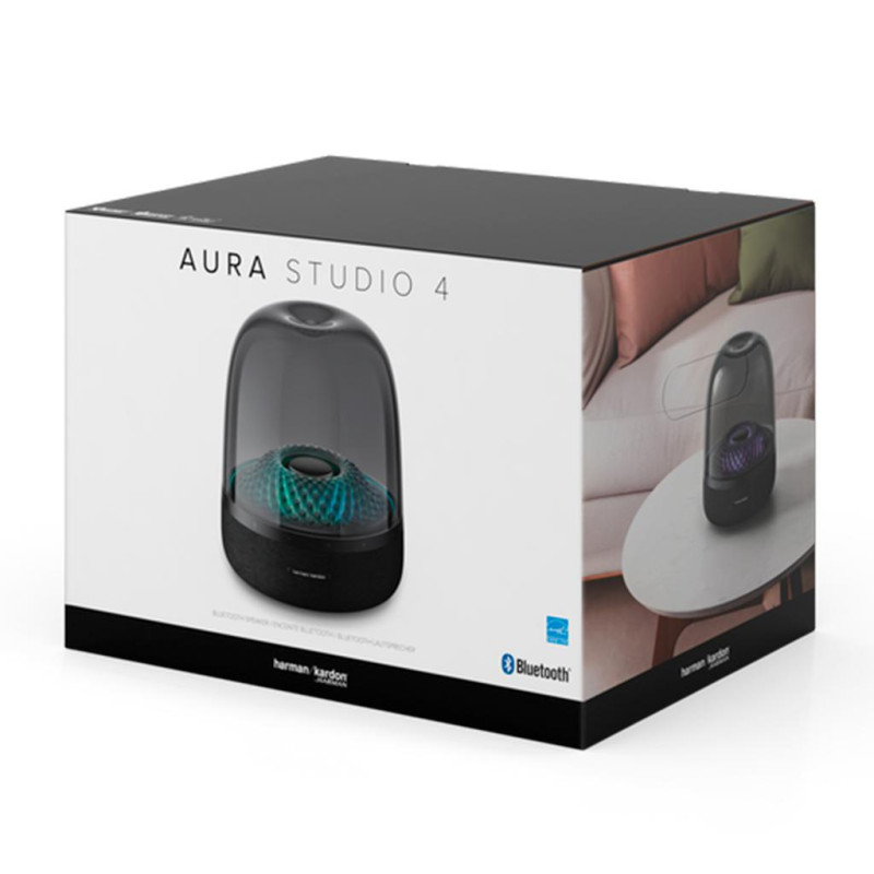 Bocina Bluetooth Harman Kardon Aura Studio 4 con Domo Transparente y Luces