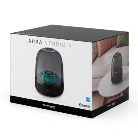 Bocina Bluetooth Harman Kardon Aura Studio 4 con Domo Transparente y Luces